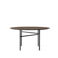 Snaregade Dining Table Round Ø138 Black & Dark Stained Oak