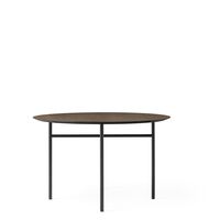 Snaregade Dining Table Round Ø120 Black & Dark Stained Oak