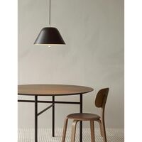 Snaregade Dining Table Round Ø120 Black & Dark Stained Oak