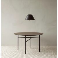 Snaregade Dining Table Round Ø120 Black & Dark Stained Oak