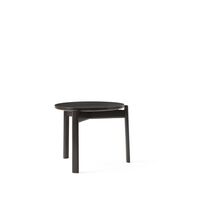 Passage Round Coffee Table Ø50 Dark Lacquered Oak