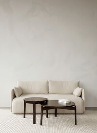Passage Round Coffee Table Ø50 Dark Lacquered Oak