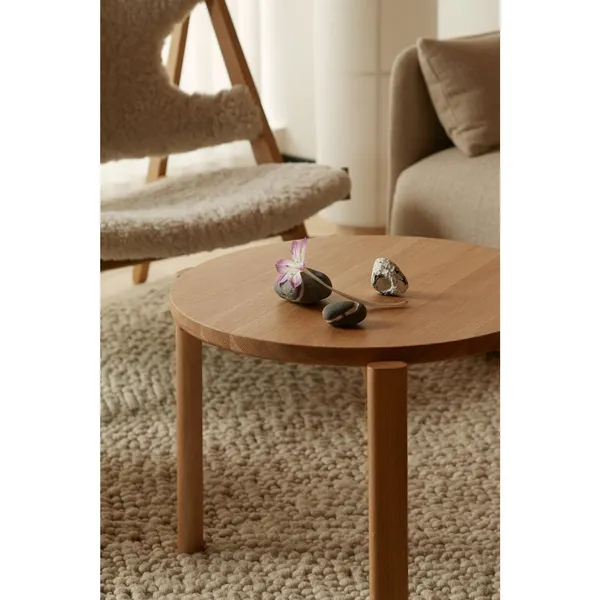 Passage Round Coffee Table Ø90 Natural Oak