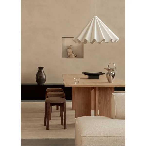 Androgyne Dining Table 278x109 cm Dark Stained Oak