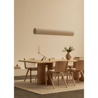 Androgyne Dining Table 278x109 cm Dark Stained Oak