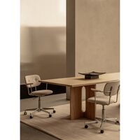 Androgyne Dining Table 278x109 cm Dark Stained Oak