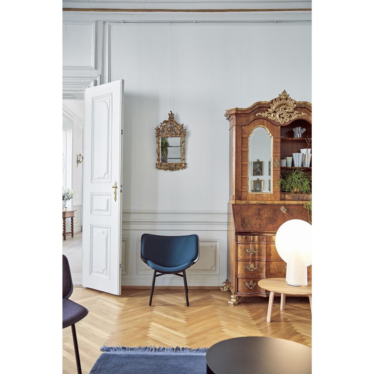 Bella Couchtisch Ø45 x H49 Schwarz
