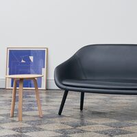Bella Couchtisch Ø45 x H49 Lackierte Eiche