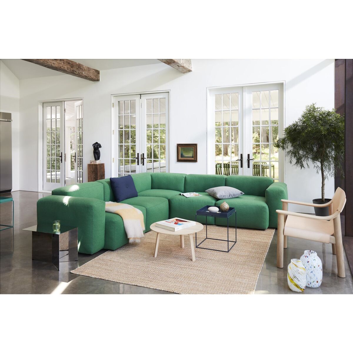 Bella Couchtisch Ø60 x H39 Lackierte Eiche