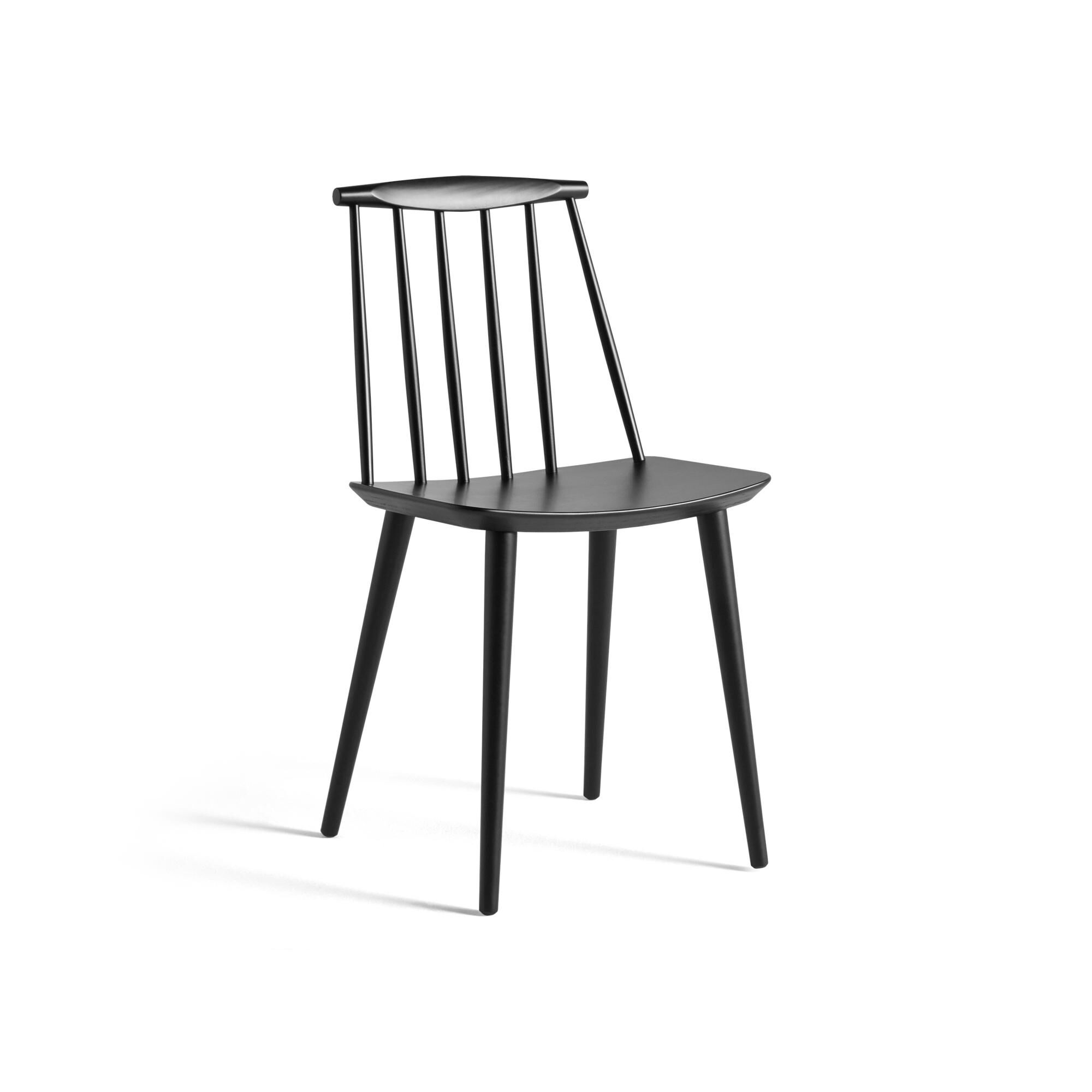 J77 Chaise de Salle à Manger Noire
