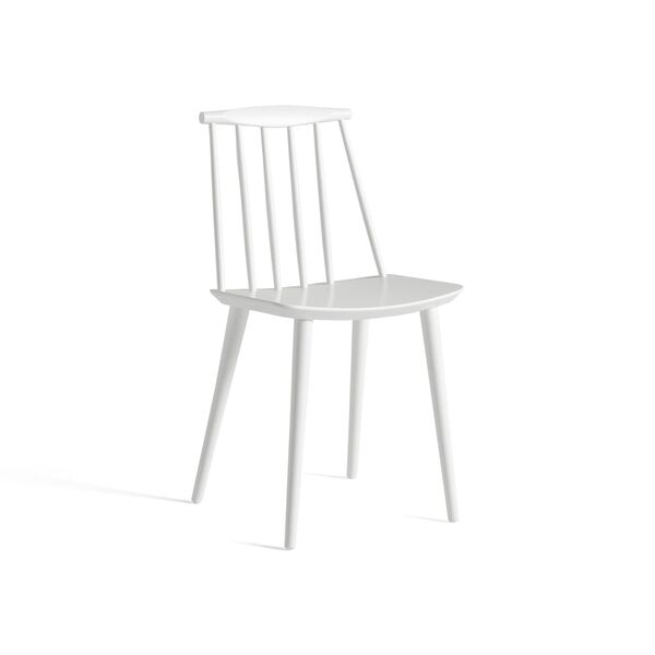J77 Chaise de Salle à Manger Blanche