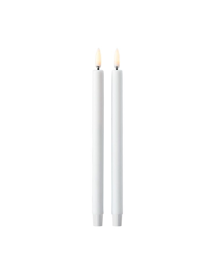 LED Candles By Uyuni Lighting 2 Pieces White