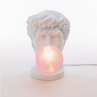 Wonder Tafellamp Wit/ Roze