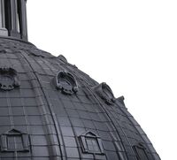 Cupolone Quarantacinque Pendelleuchte Grau