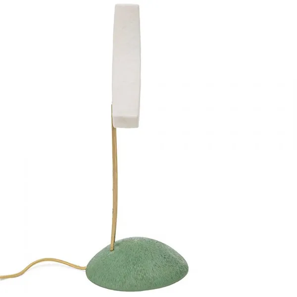 My Secret Place Table Lamp White/ Gold/Green