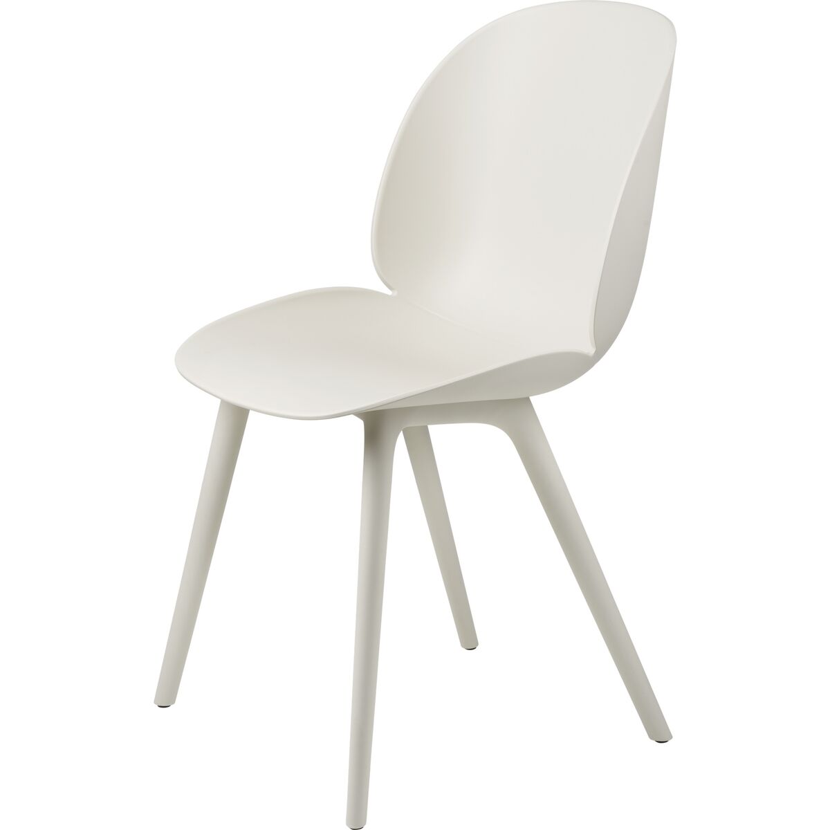 Beetle Outdoor Esstisch Stuhl Kunststoff Alabaster Weiß