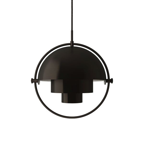 Suspension Multi-Lite Grand en Laiton Noir
