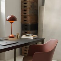 Flowerpot VP3 Tischlampe Stone Blue