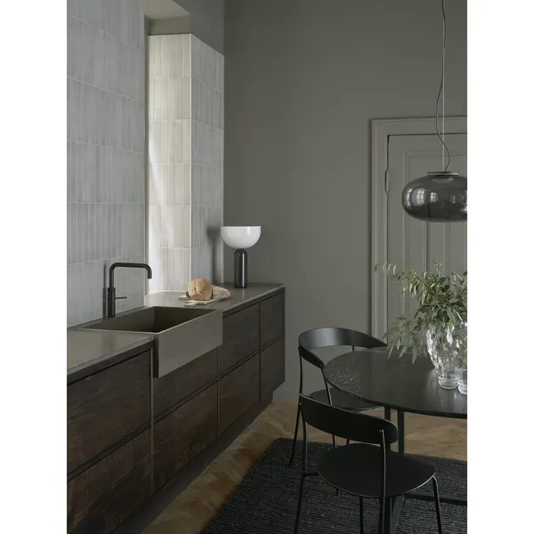 Kizu Table Lamp Gray Marble Large