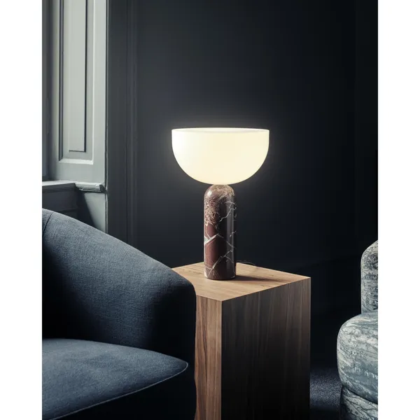 Kizu Table Lamp Gray Marble Large