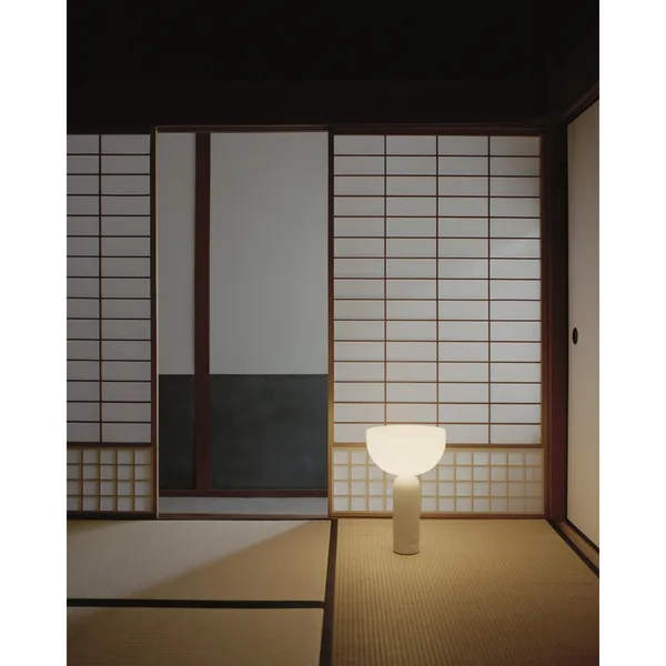 Kizu Table Lamp Gray Marble Large