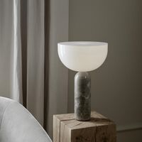 Kizu Tischlampe Aus Grau Marmor, Groß