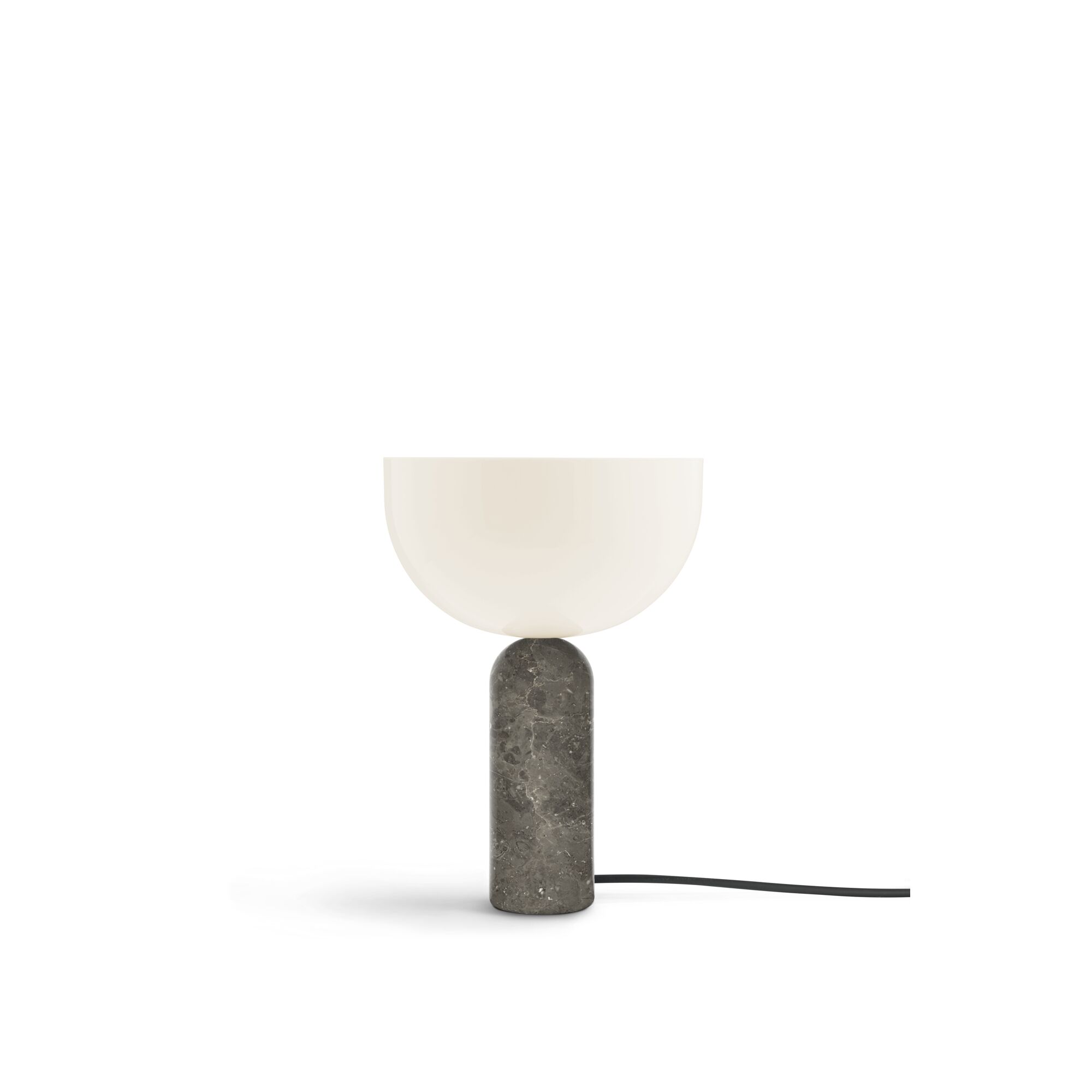 Kizu Bordslampa Gr&aring; Marmor Liten