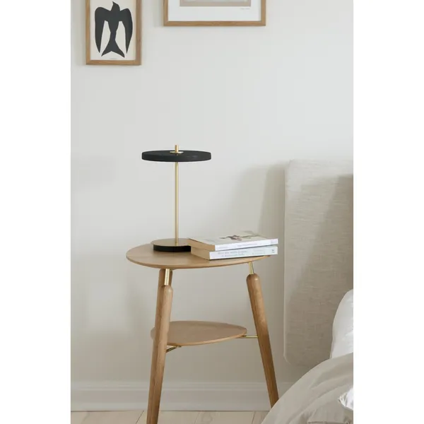 Asteria Move V2 Transportabel Bordlampe Sort
