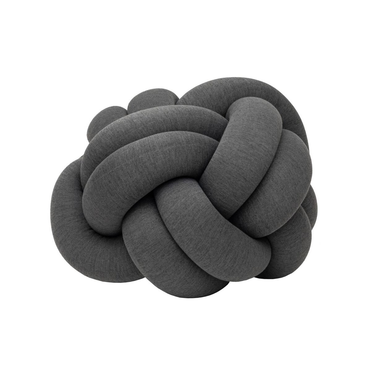 Knotenkissen XL Grau