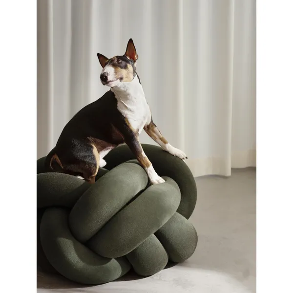 Knot Pillow XL Forest Green