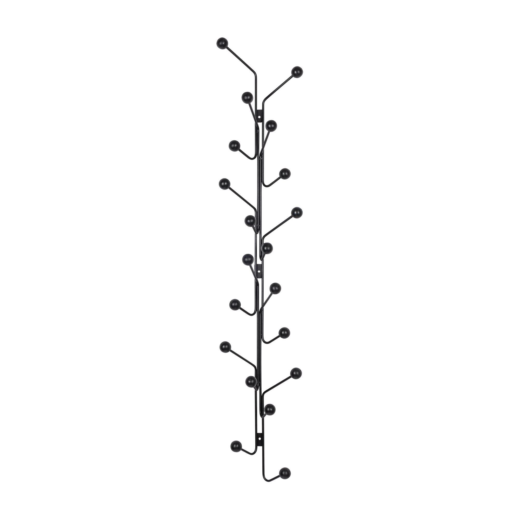 Porte-manteau Vertical Bill Noir/ Noir