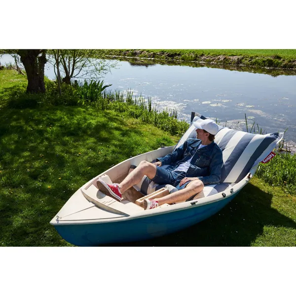 Original Outdoor Bean Bag Stripe Ocean Blue