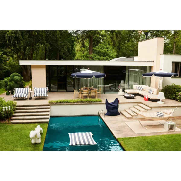 Original Outdoor Bean Bag Stripe Ocean Blue