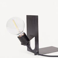 Library Table Lamp Black