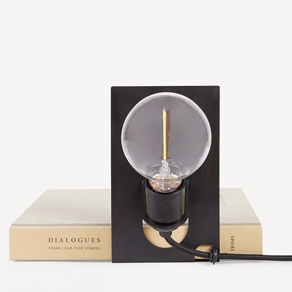 Library Table Lamp Black