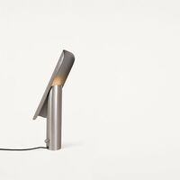 T-Lamp Table Lamp Brushed Steel
