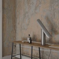 T-Lamp Table Lamp Brushed Steel
