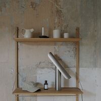 T-Lamp Table Lamp Brushed Steel