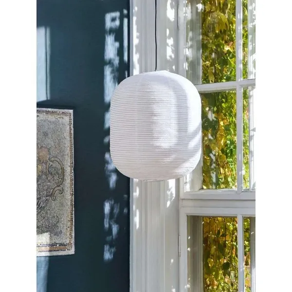 Paper Shade Oblong Shade Classic White Cord