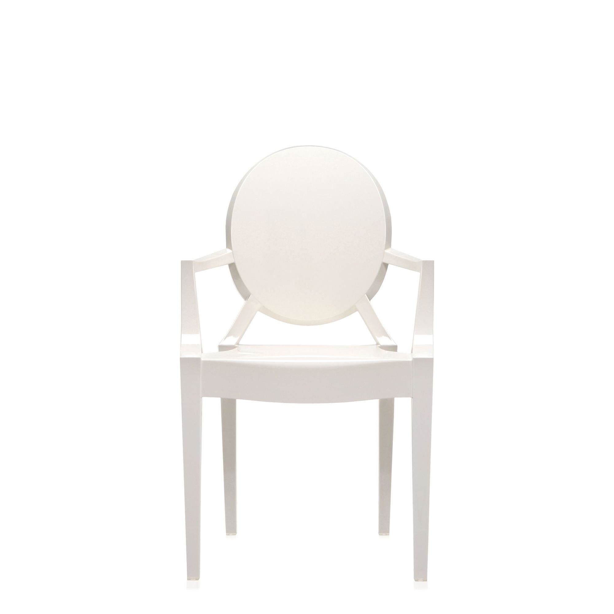Louis Ghost Spisebordsstol Blank Hvid