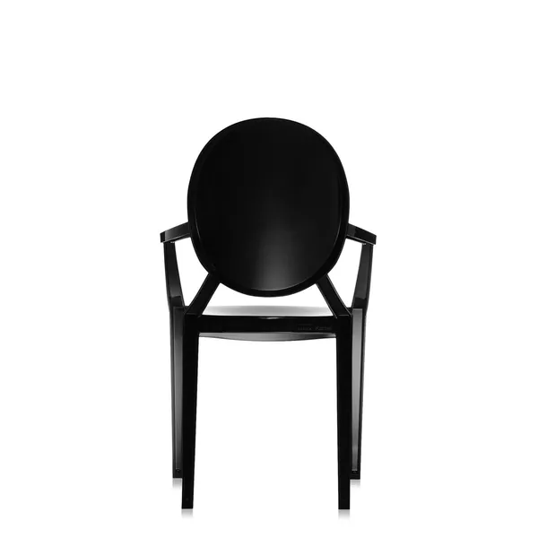 Louis Ghost Dining Chair Black Black