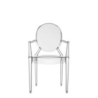 Louis Ghost Dining Chair Gray