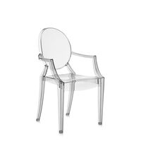 Louis Ghost Dining Chair Gray