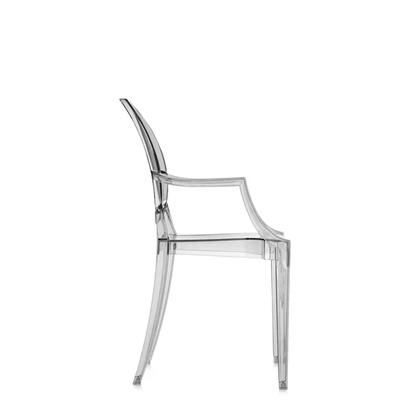 Louis Ghost Dining Chair Gray