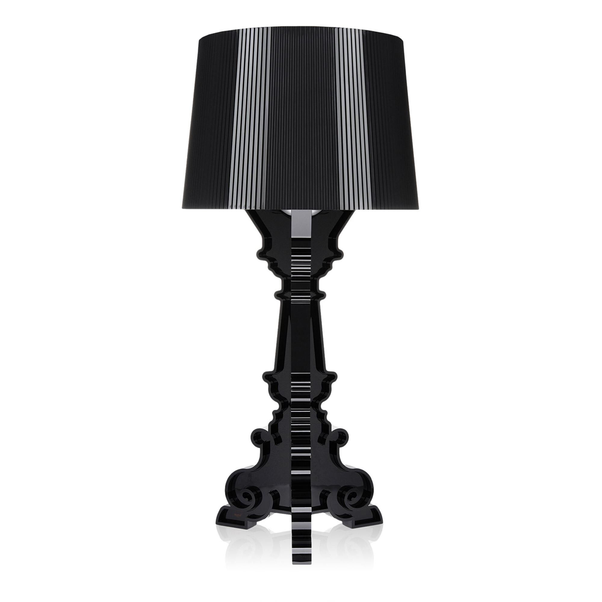 Bourgie Tischleuchte Schwarz m. Lichtdimmer