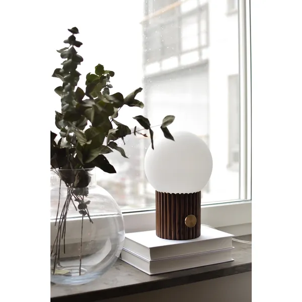 Hubble 15 Table Lamp Walnut