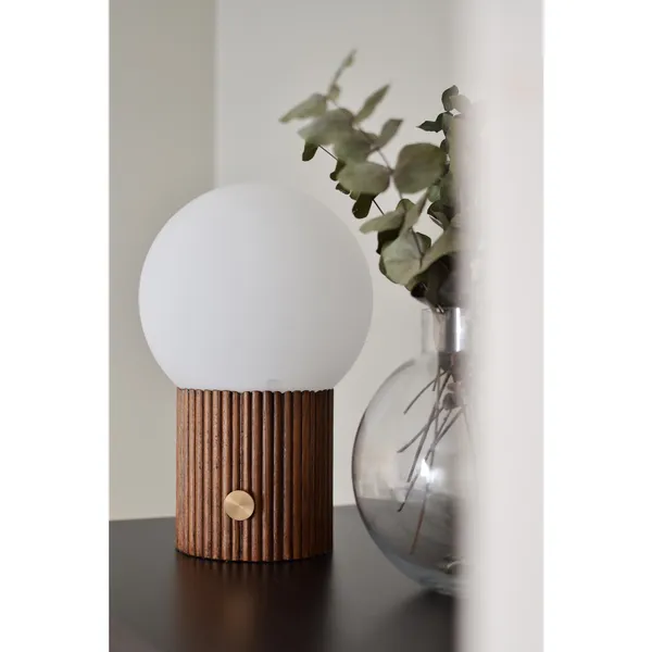 Hubble 22 Table Lamp Walnut