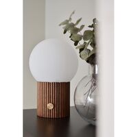 Hubble 22 Table Lamp Walnut