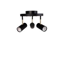 Hubble 3 Ceiling Light Black