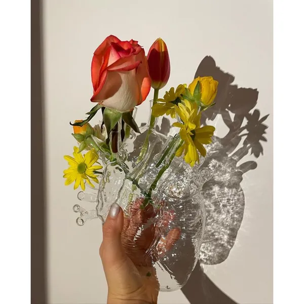 Love In Bloom Vase Glass